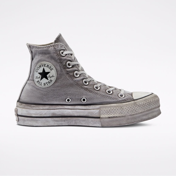 Converse Chuck Taylor All Star Lift Smoked Canvas High Top - Picture 2 of 7